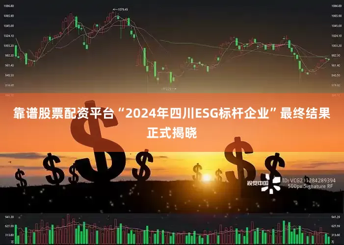 靠谱股票配资平台“2024年四川ESG标杆企业”最终结果正式揭晓