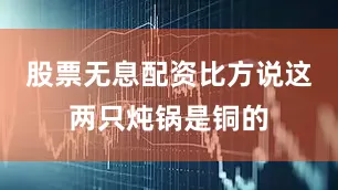 股票无息配资比方说这两只炖锅是铜的